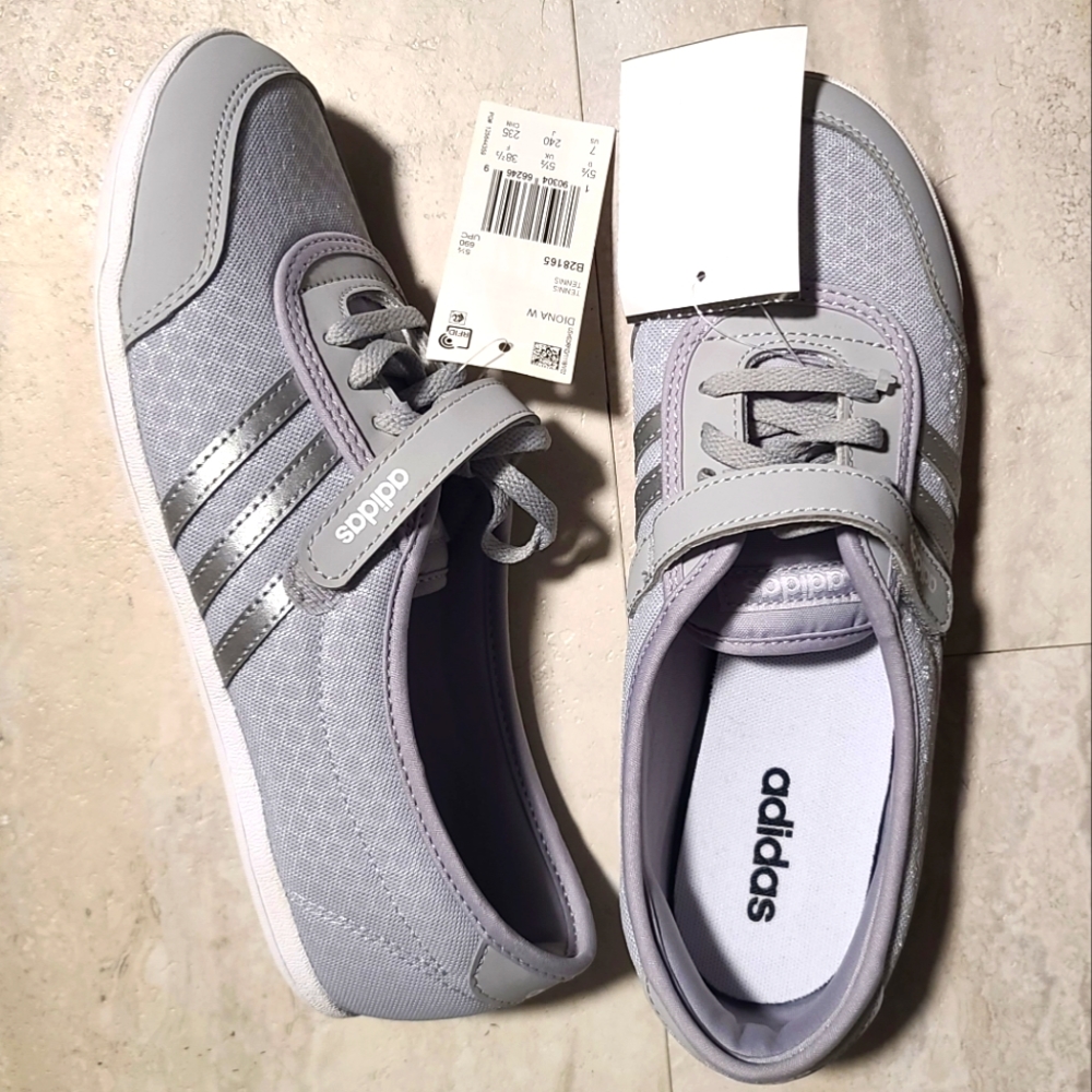 Adidas slip on sneakers grey